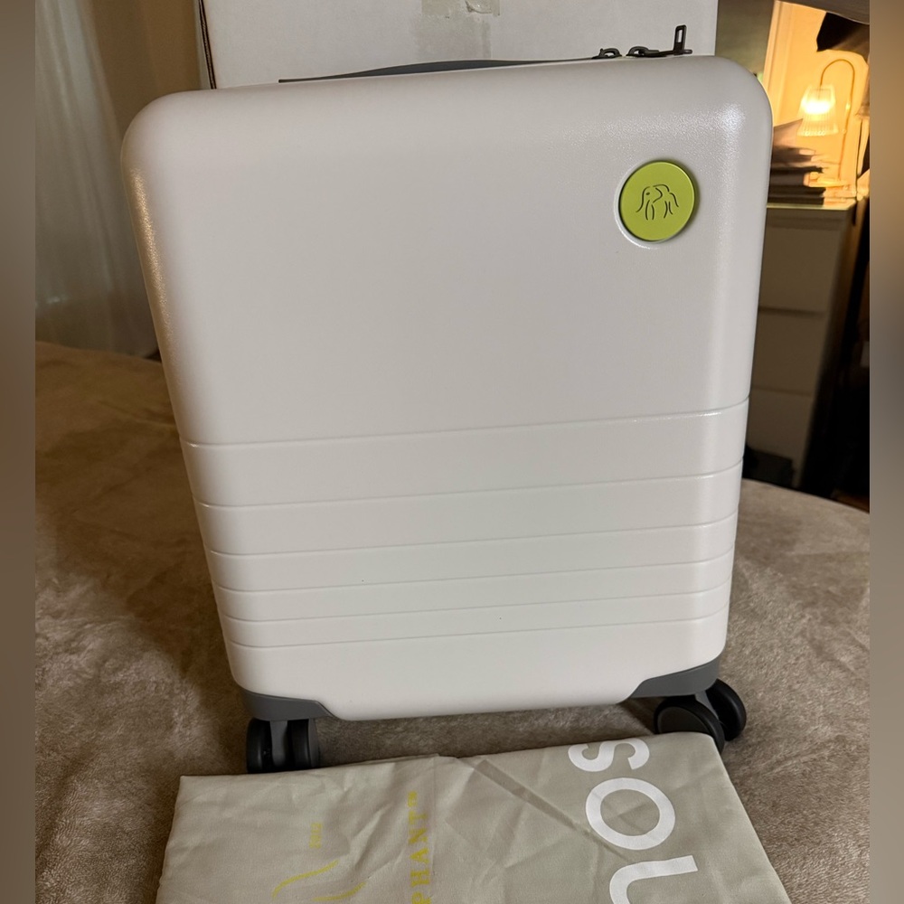 Monos x Drunk Elephant Suitcase with Wheels New